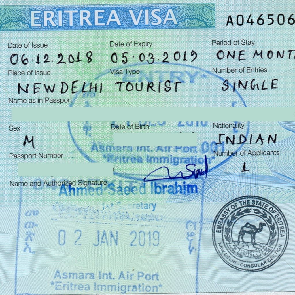 Visa For Eritrea Is It Difficult To Get One Turuhi   Eritrea Visa Turuhi 