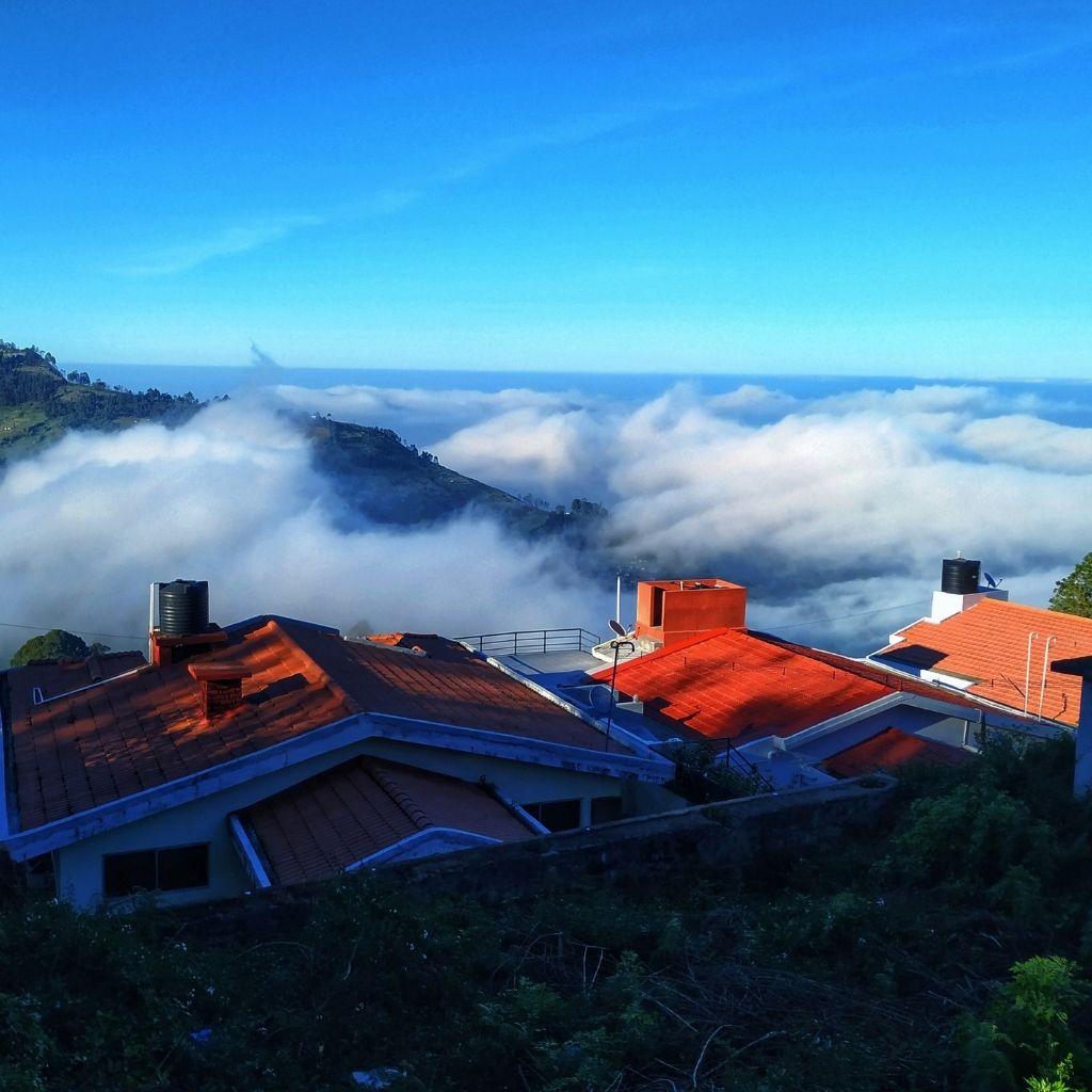 Breathtaking view from Kurinji temple in Kodaikanal