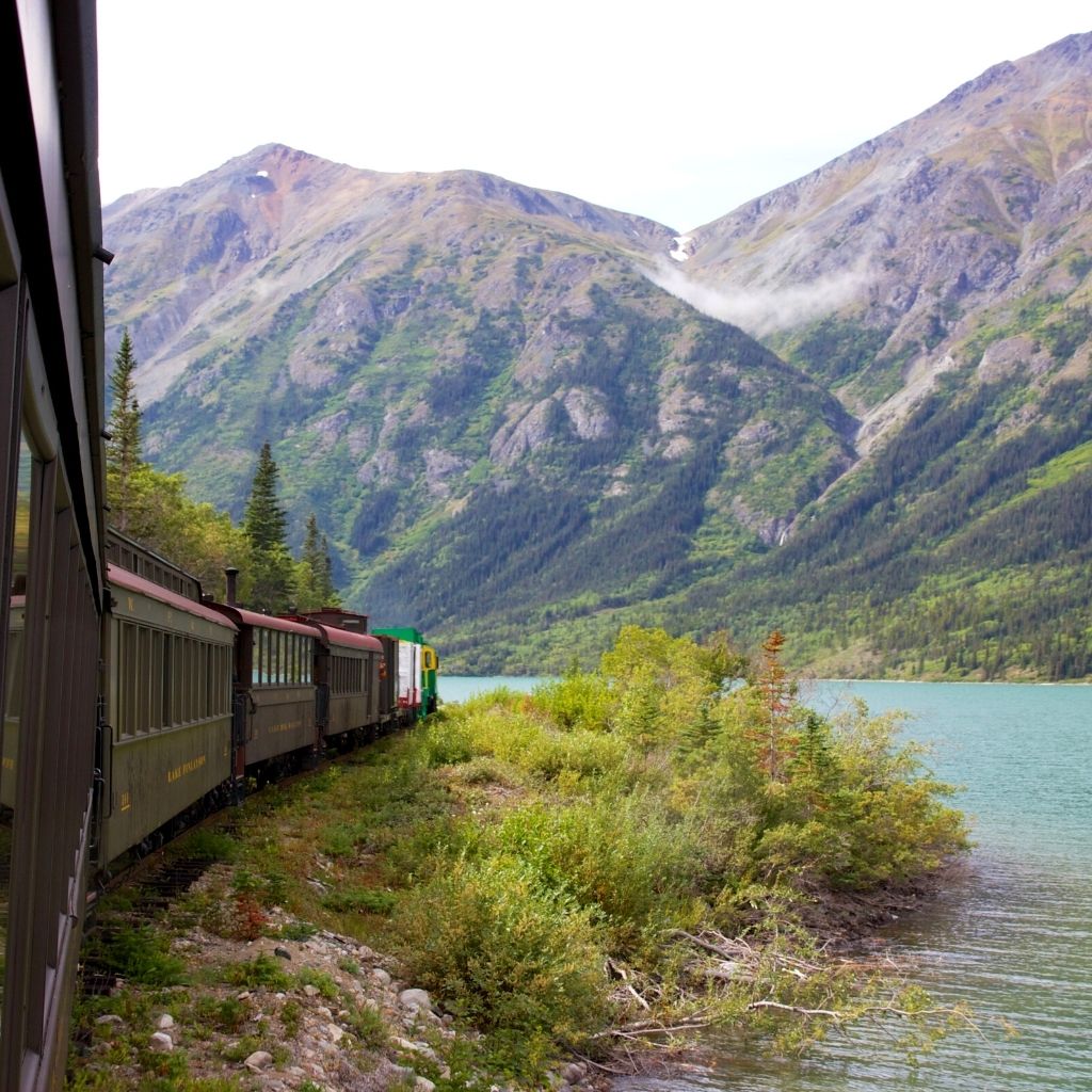 White Pass & Yukon train ride