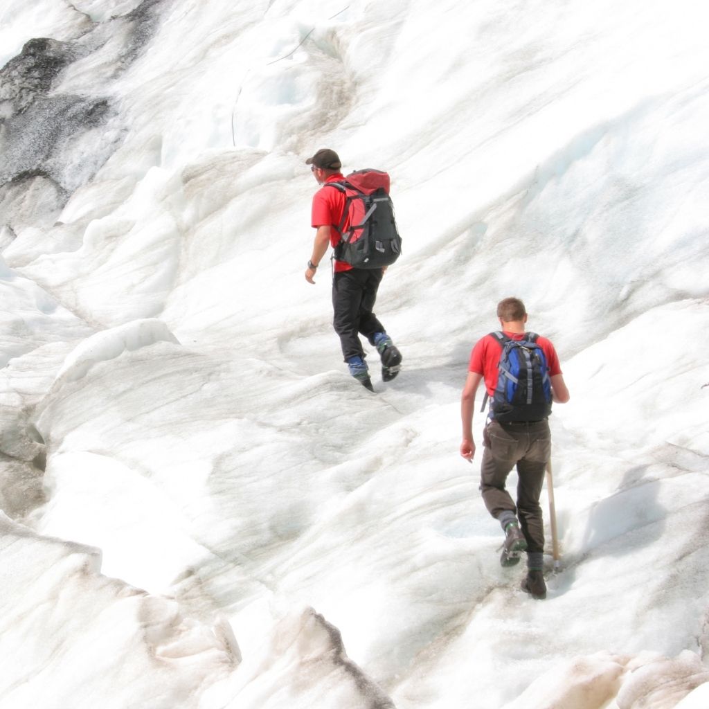 Glacier hike in Alaska