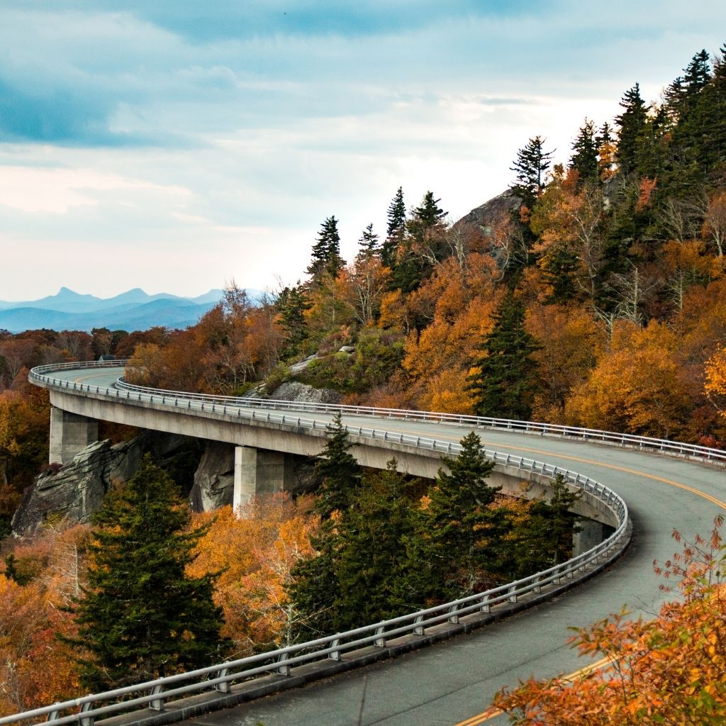 Drive on the Blue Ridge Parkway