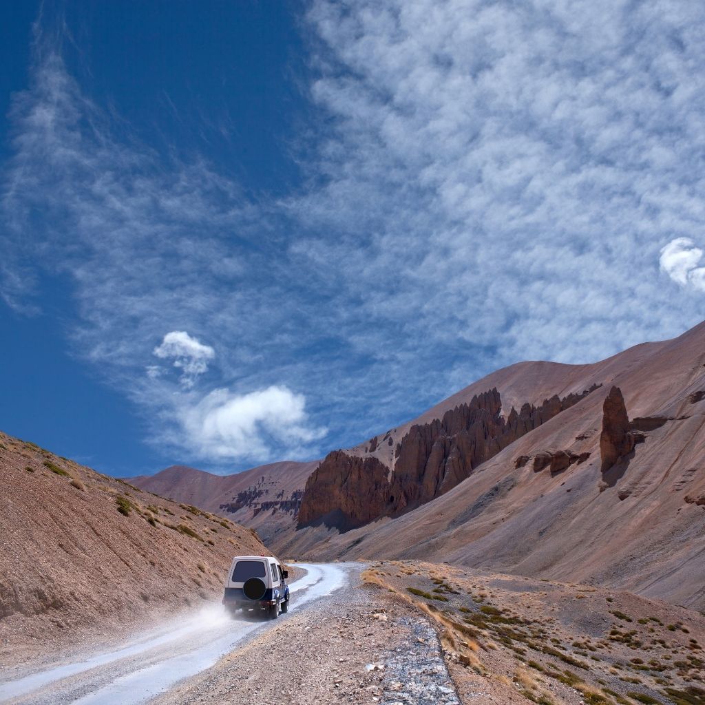 Jeep Safaris on Leh-Manali highway