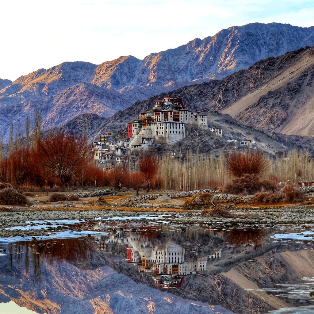 Spituk Monastery in Leh Ladakh