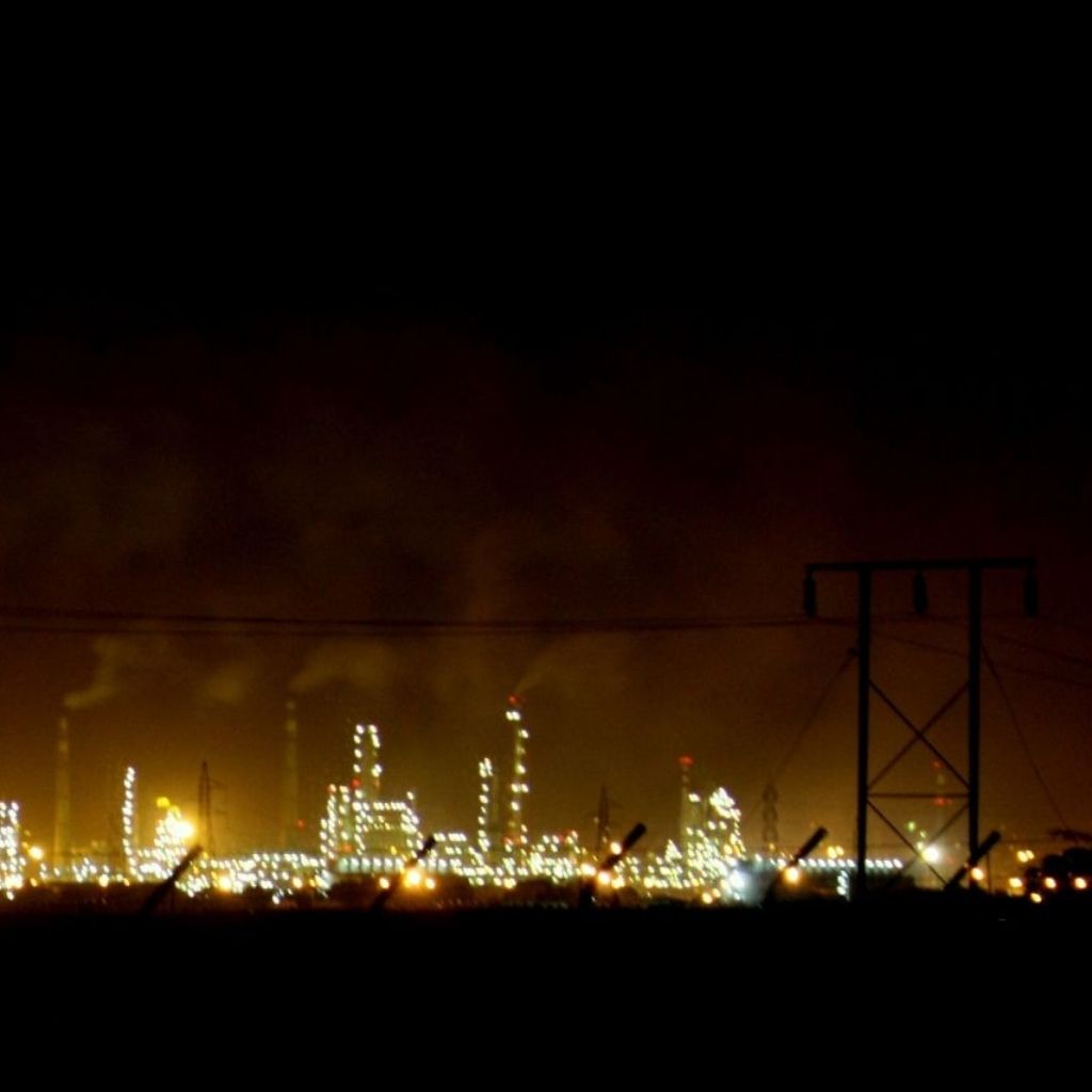 World's largest oil refinery Reliance Industries in Jamnagar