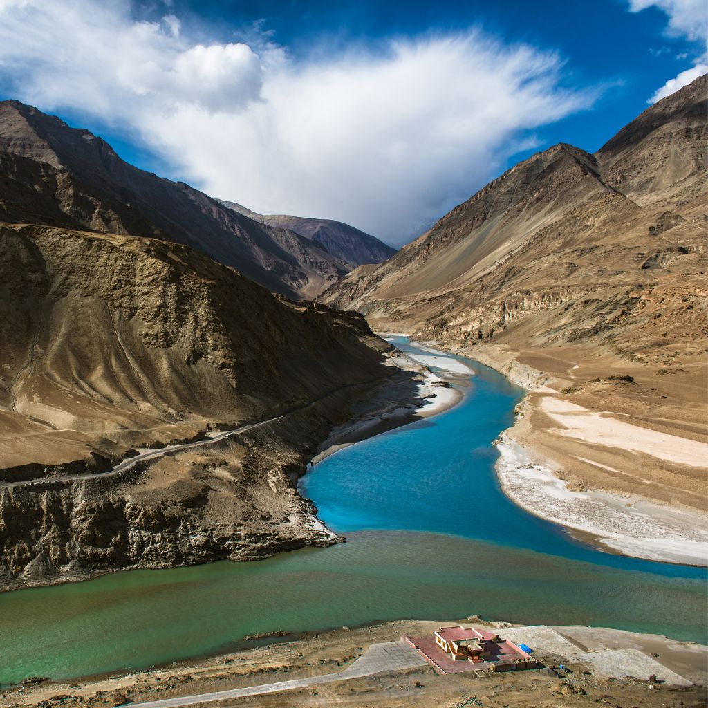 Zanskar valley in Ladakh during June