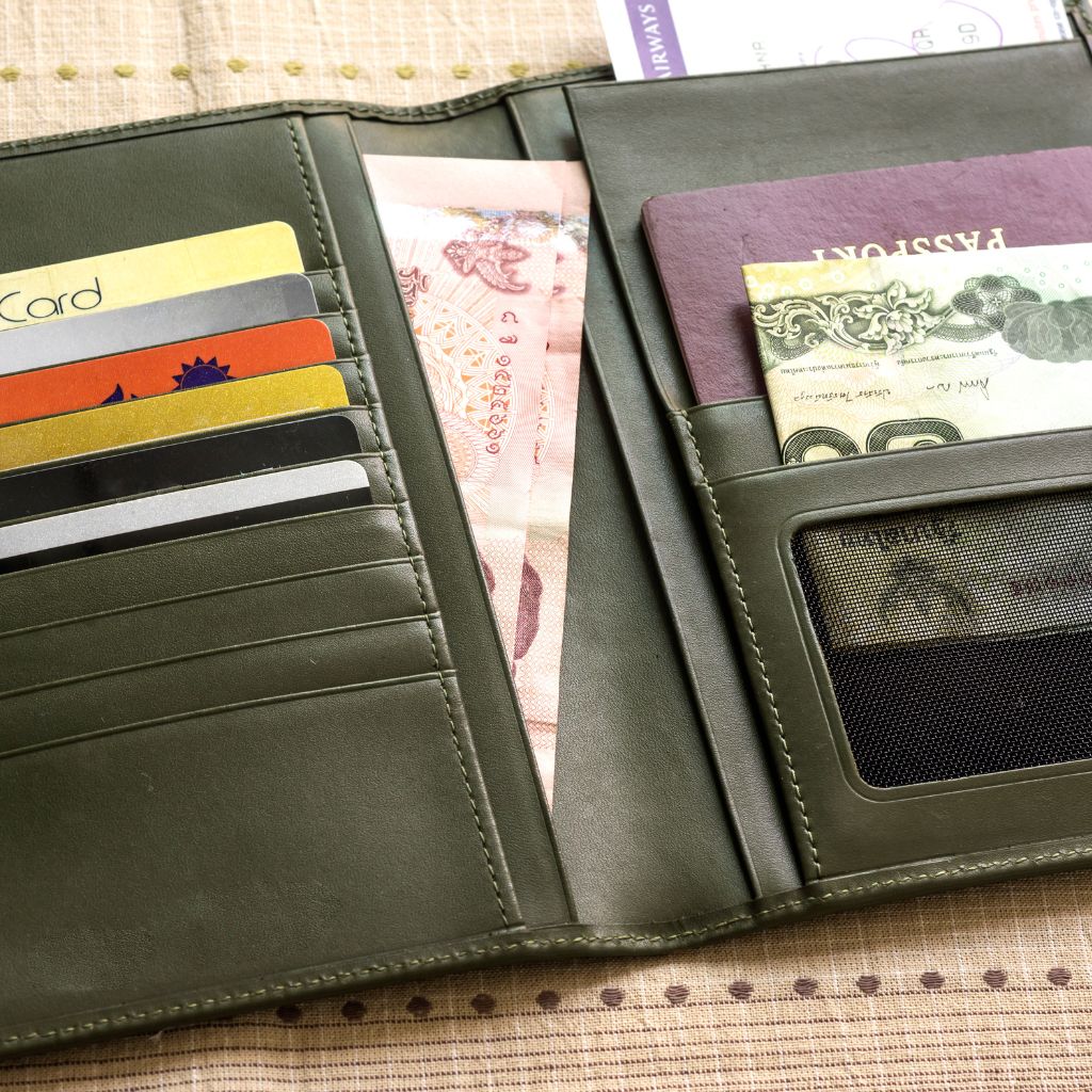 Pack important travel documents and credit cards