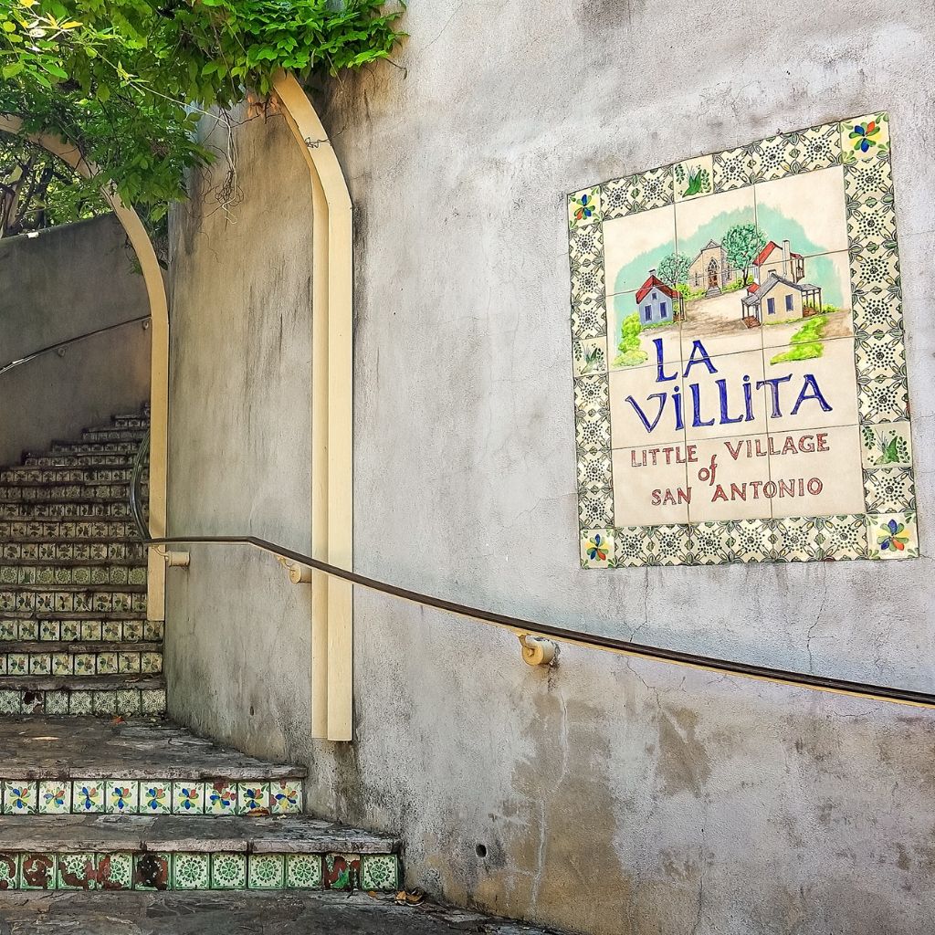 Window shopping at La Villita Historic Arts Village
