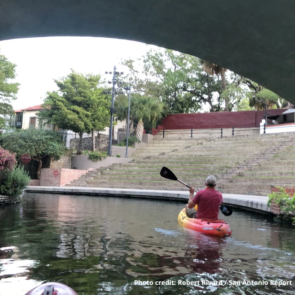 Go Kayaking along Mission Reach trail in San Antonio