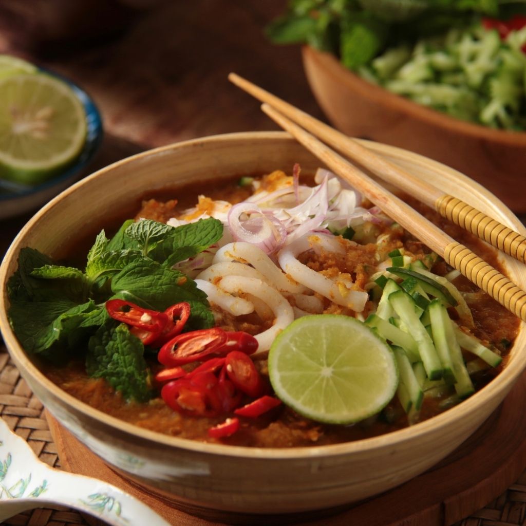 Vegetarian Dishes in Singapore - Vegetarian Laksa