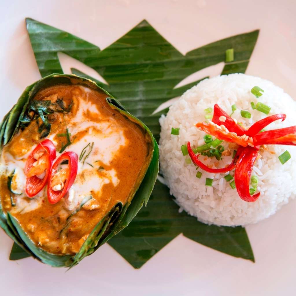 Fish Amok - Cambodian famous food dish