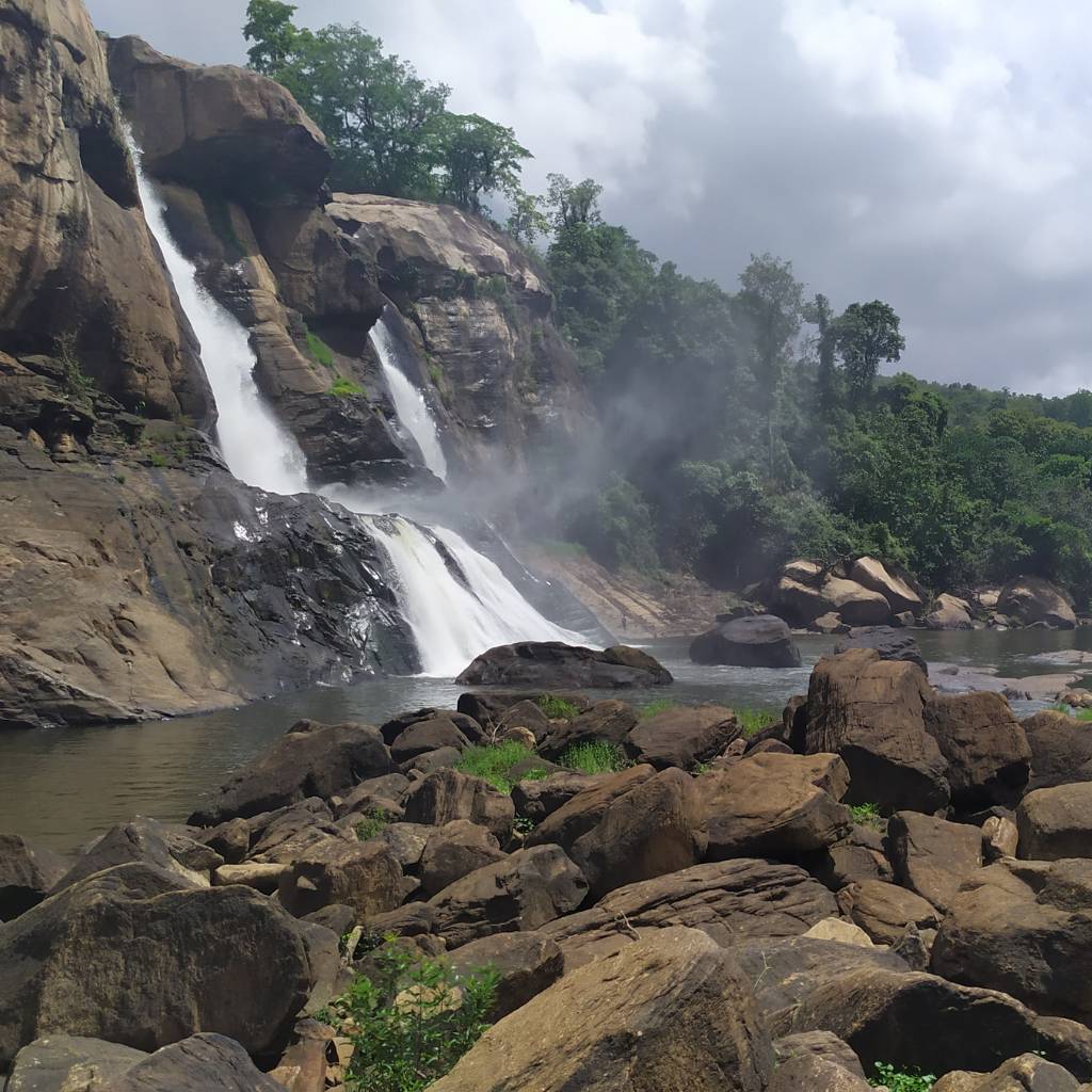 Waterfall in Valparai Tamil Nadu