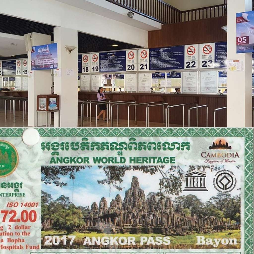 Angkor Wat entry pass ticket