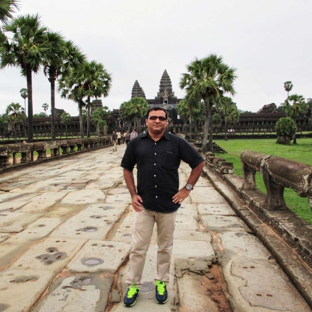 Angkor Wat temple main entrance