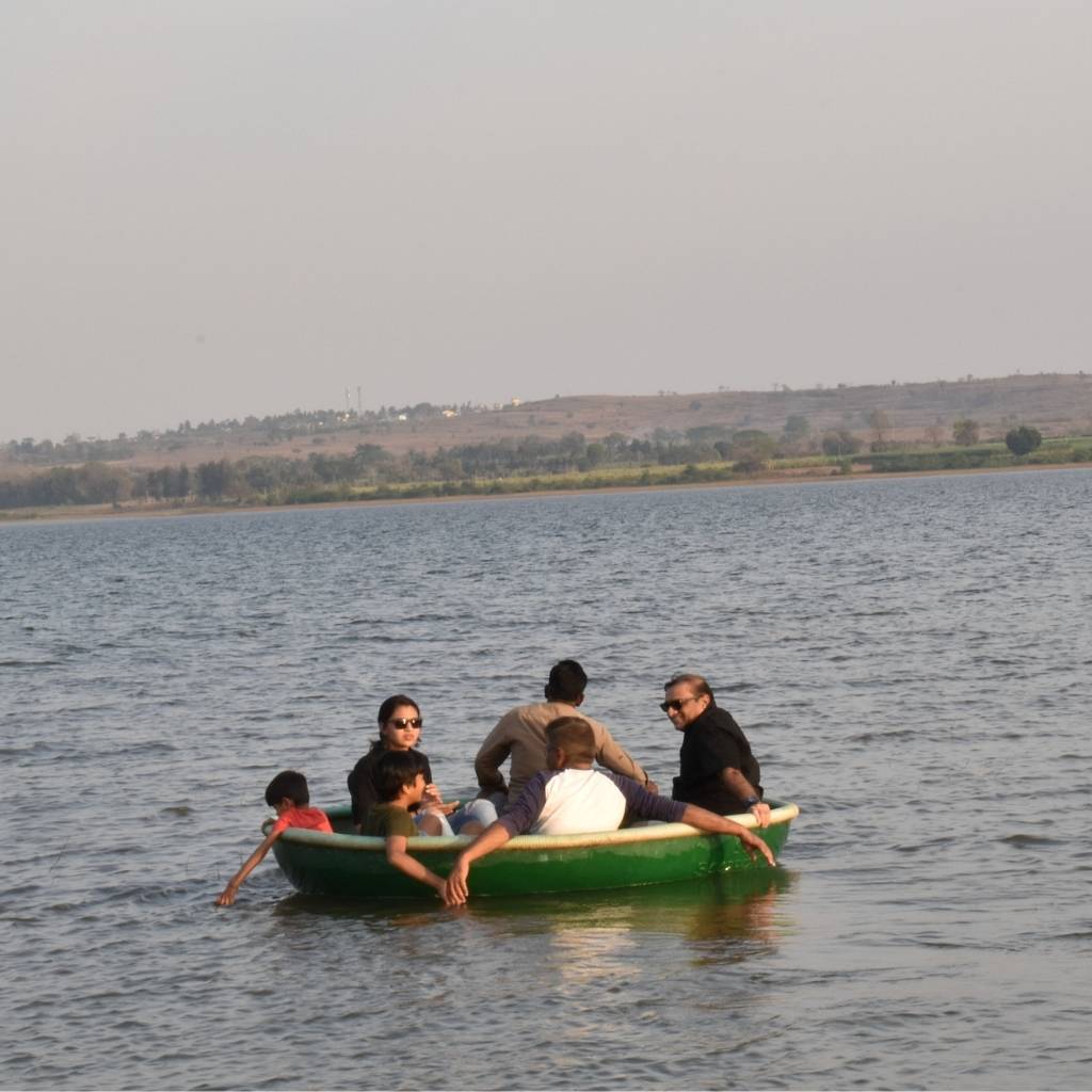 Coracle boat ride along Kabini backwaters