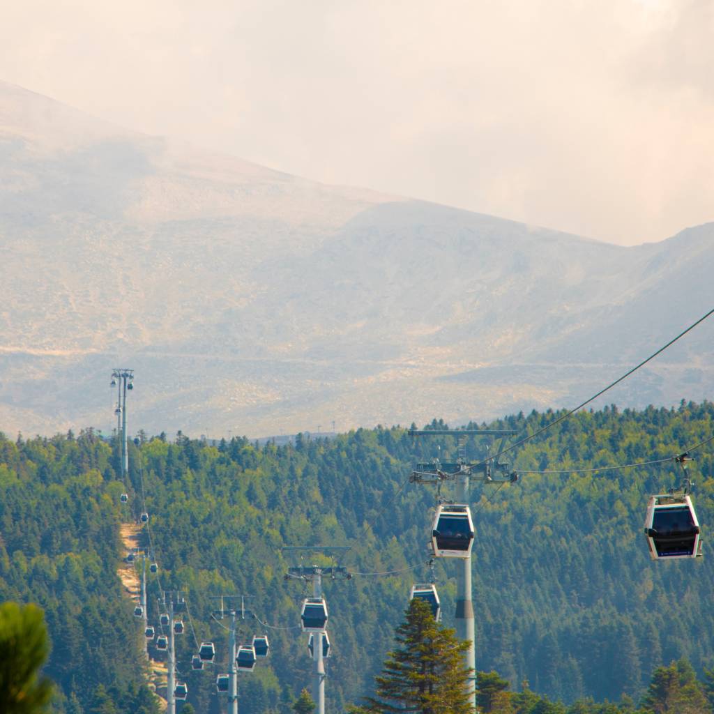 Bursa Uludağ Mountain While Enjoying a Cable Car Ride