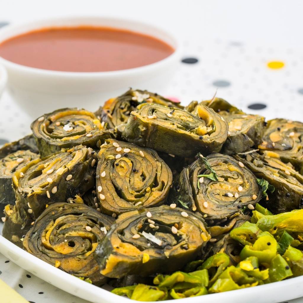 Gujarati food dish - patra