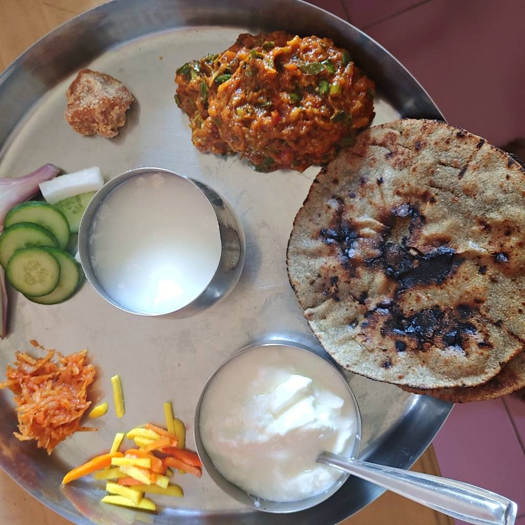 Gujarati food dish - rotlo olo