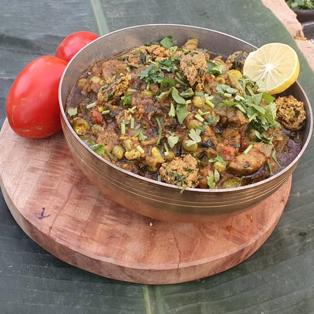Gujarati food dish - undhiyu