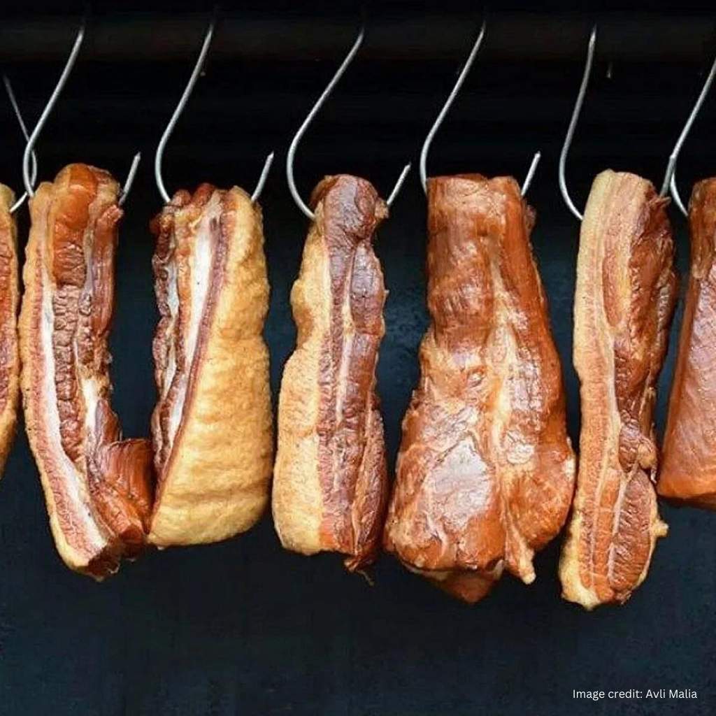 Apaki is a traditional Cretan smoked meat delicacy, made typically of pork