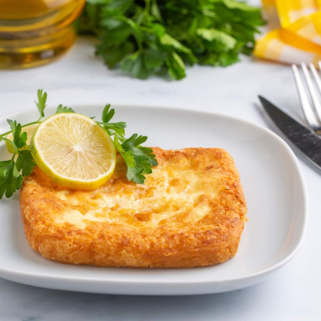 A popular Cretan appetizer, saganaki is made by frying cheese