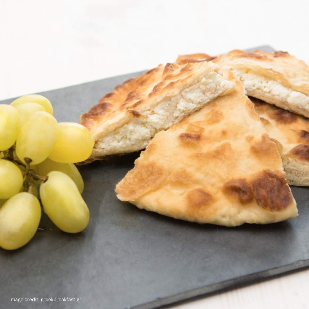 savory pie originated in the Sfakia region of Crete and is renowned for its unique filling