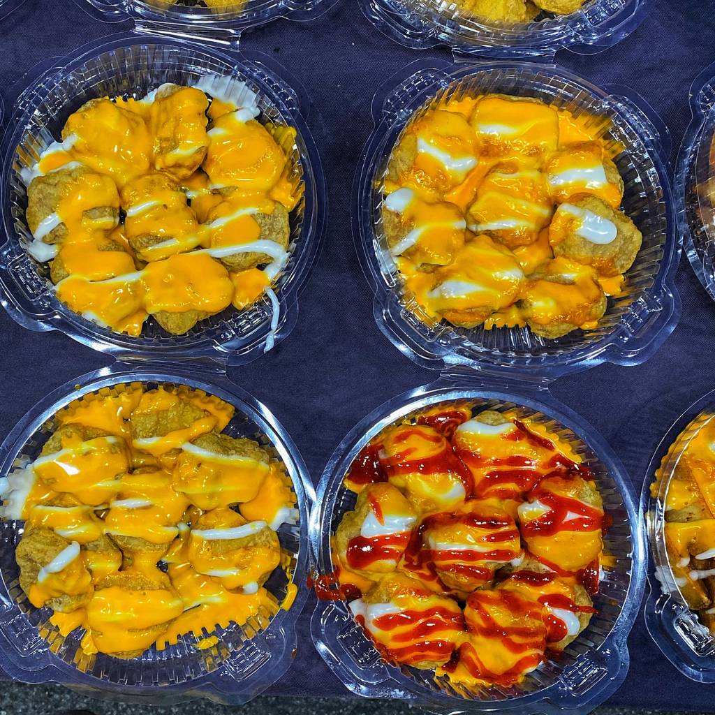 Cheesy Wedges, a fusion dish found in Langkawi night markets