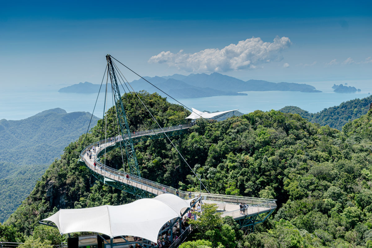 Skybridge as seen from the SkyCab gondola