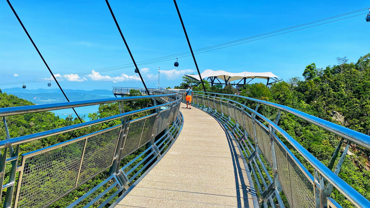 Taking a walk on the Skybridge is an unforgettable experience