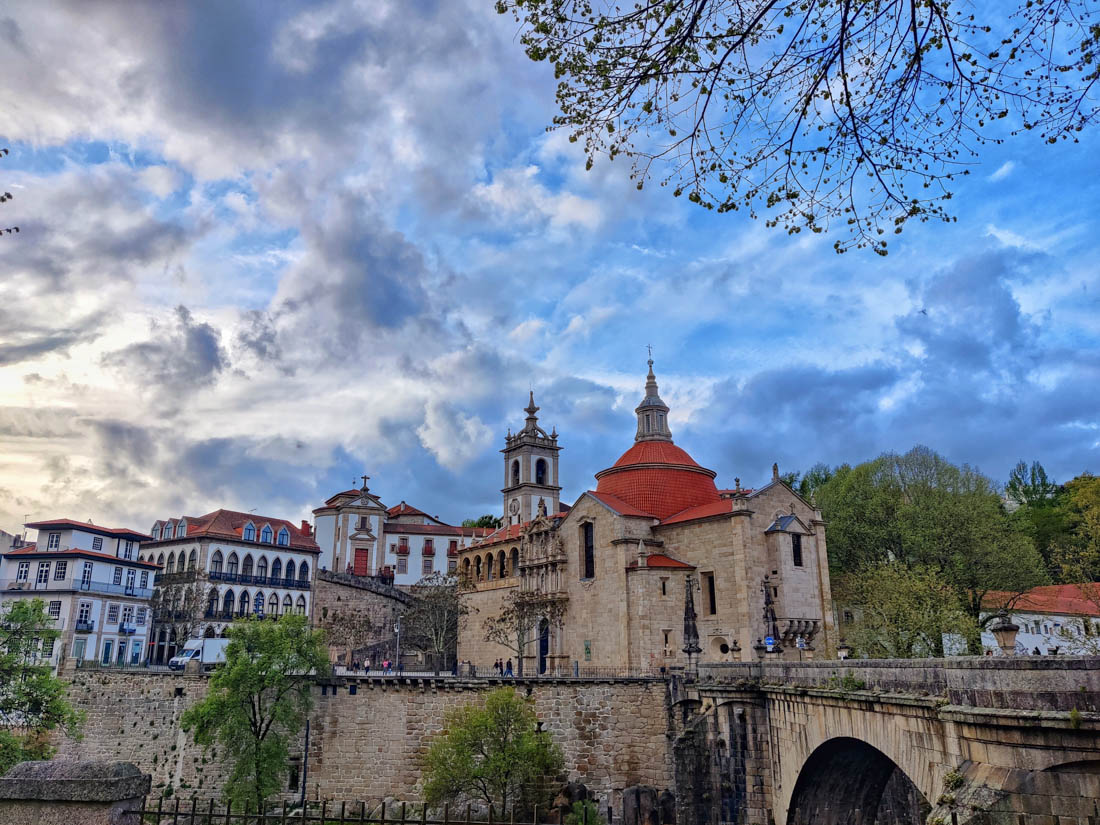 The beautiful little town of Amarante, with its colorful monuments and old bridges
