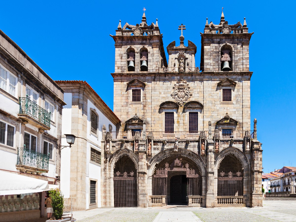 The Braga Cathedral’s facade is simple yet captivating