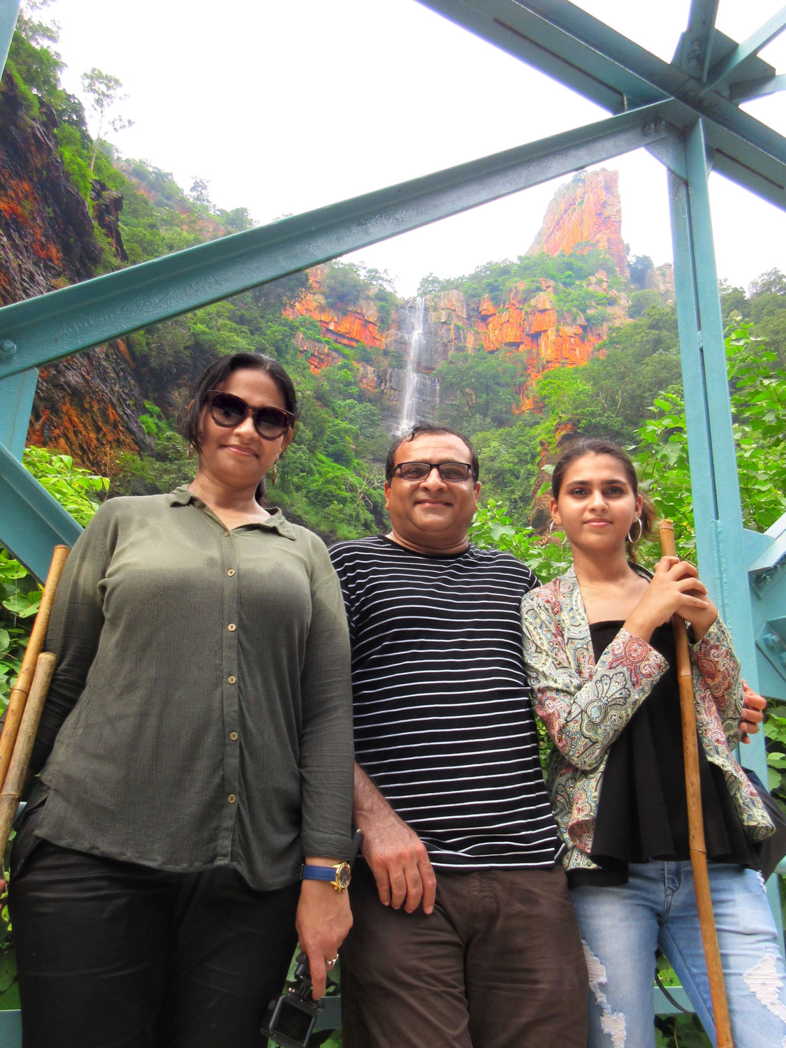 Trekking through Upper Ahobilam Temple with family