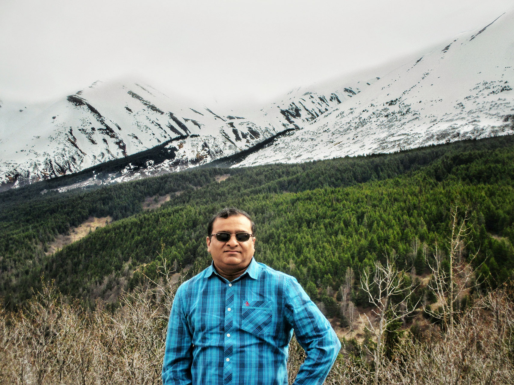 Here is Rahuldev Rajguru, excited for the most incredible Alaska road trip