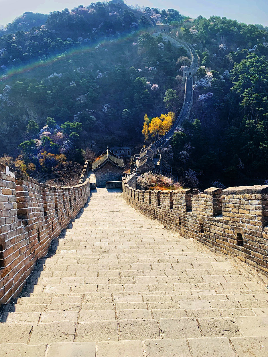 The epic Great Wall of China, the longest structure ever built by humans