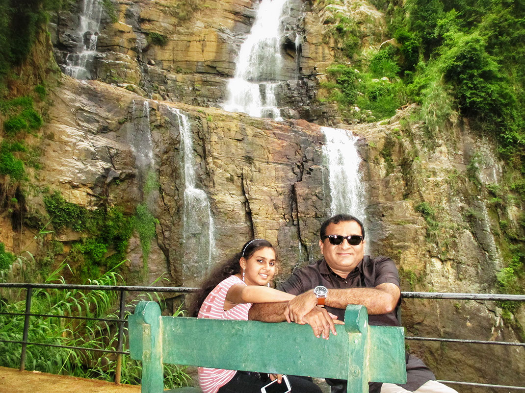 Father-daughter duo exploring the beautiful island of Sri Lanka
