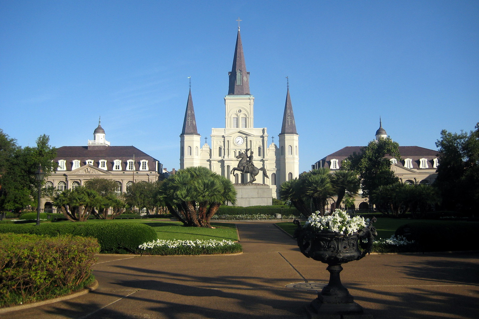 St. Louis Cathedral in New Orleans' French Quarter is North America's oldest cathedral.