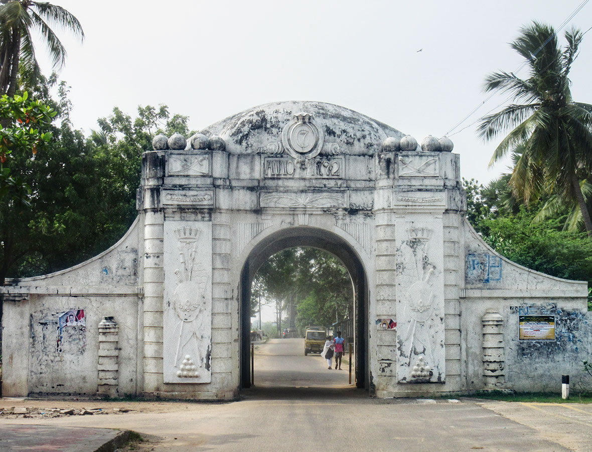 Town Gate in Tharangamdi of Tamil Nadu