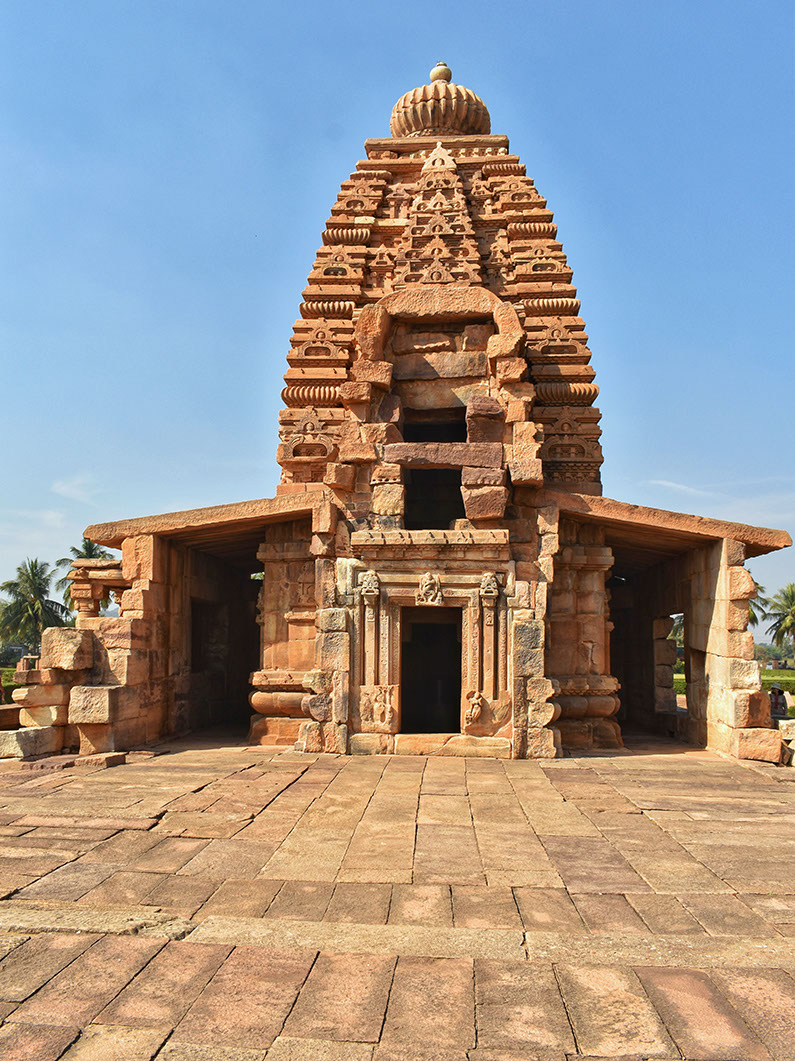 Sabhamandapa floor and Pradakshina patha of Galaganatha Temple