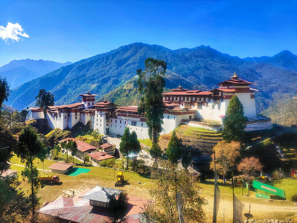 Trongsa Dzong translated 'the fortress on the tip of a Dungkhar' is an architectural masterpiece