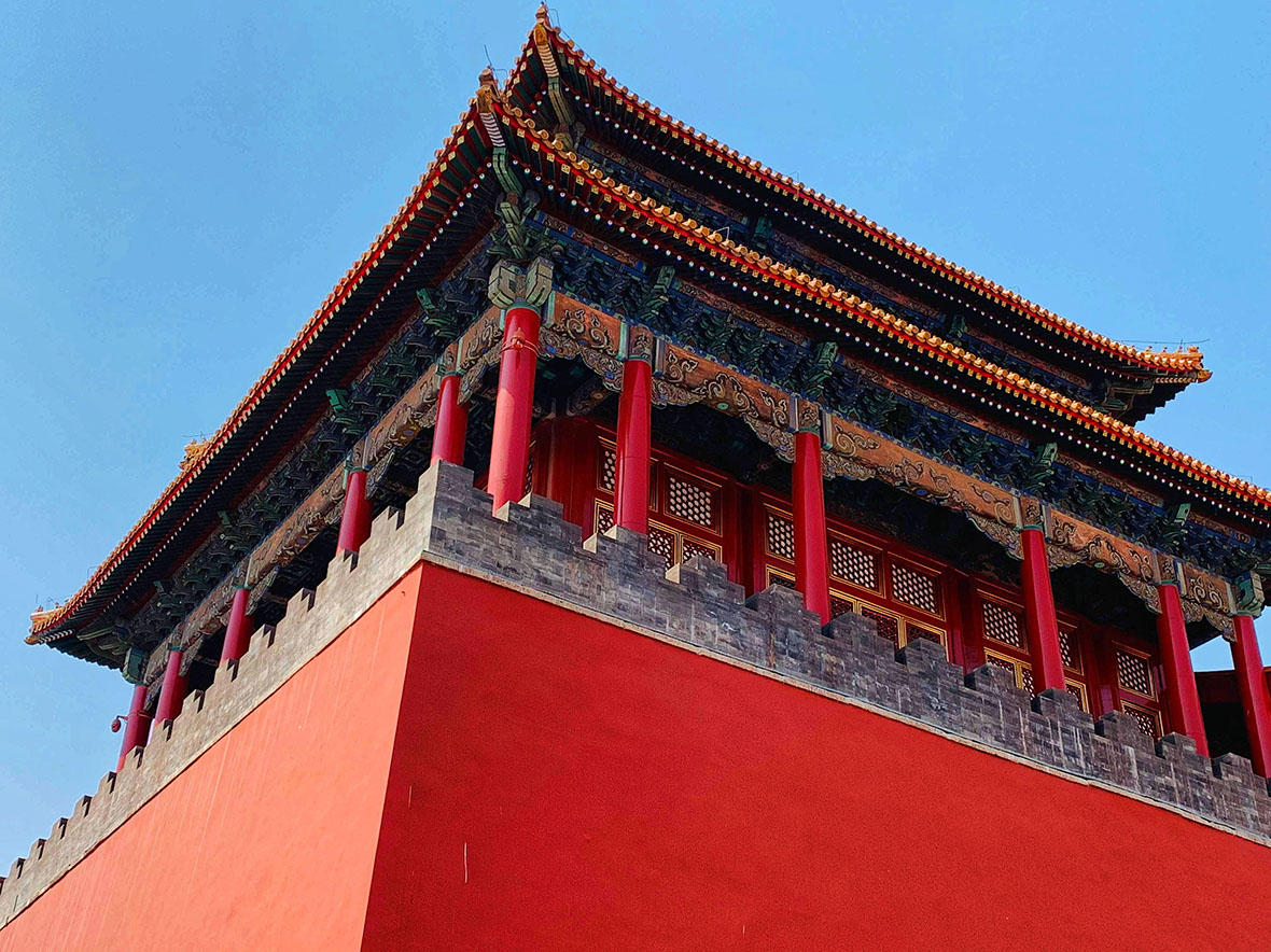 One of the architectural masterpieces inside the Forbidden City