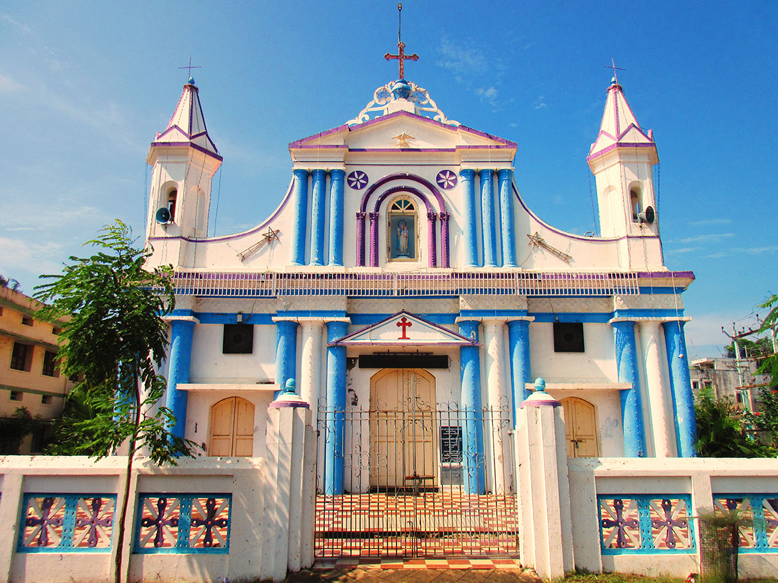 Our Lady of Lourdes Church in Nagapattinam