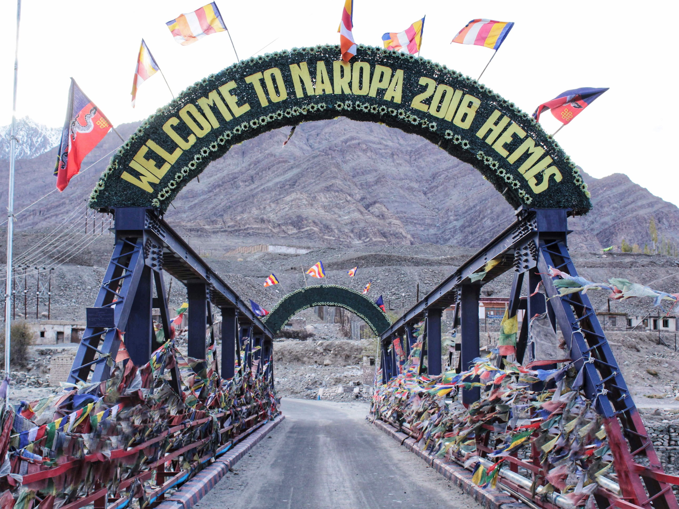 Welcome to Naropa, the Hemis Monestry's Gateway in Leh