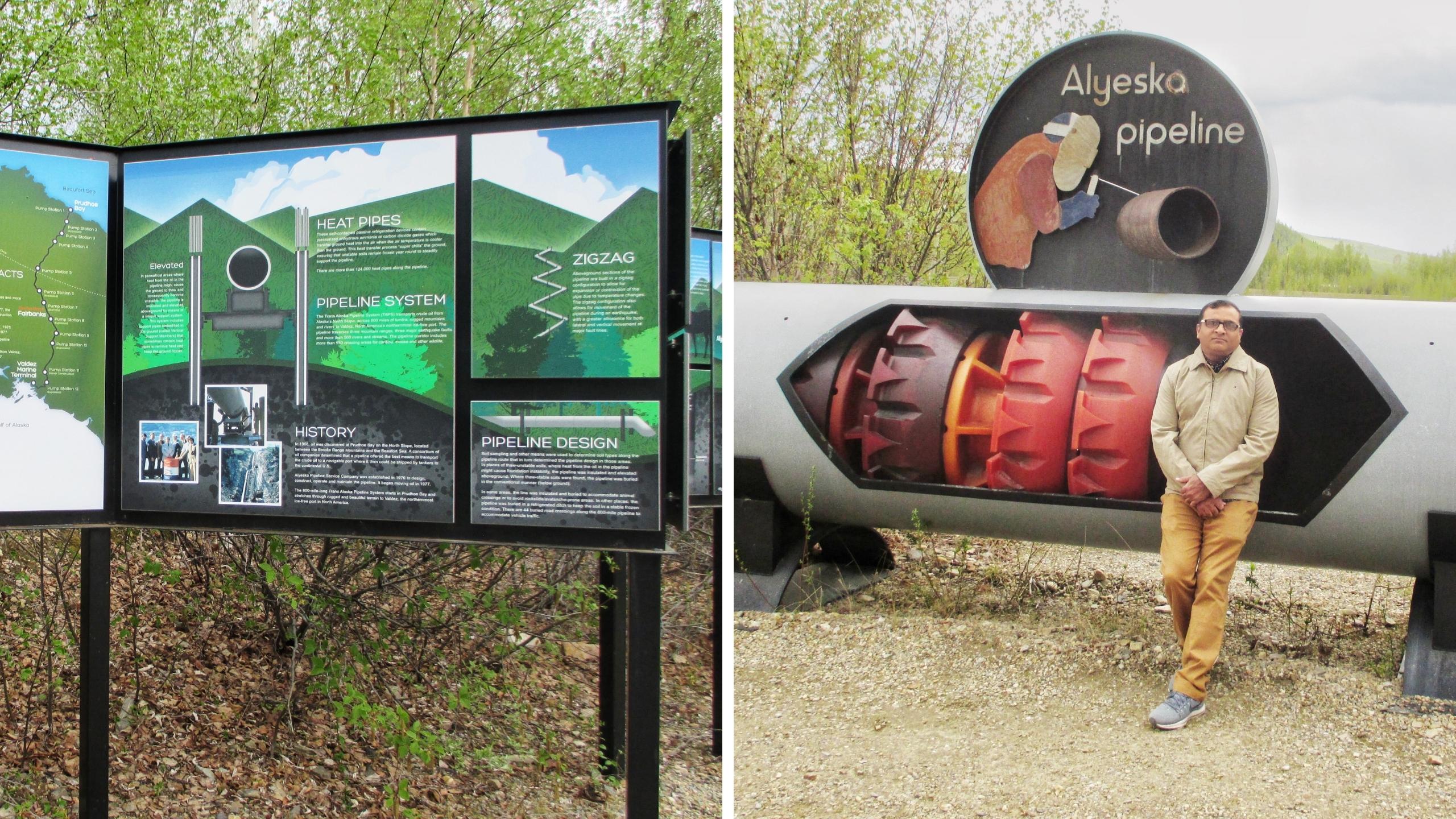 Alyeska pipeline demonstration with its history, facts and figures in Alaska