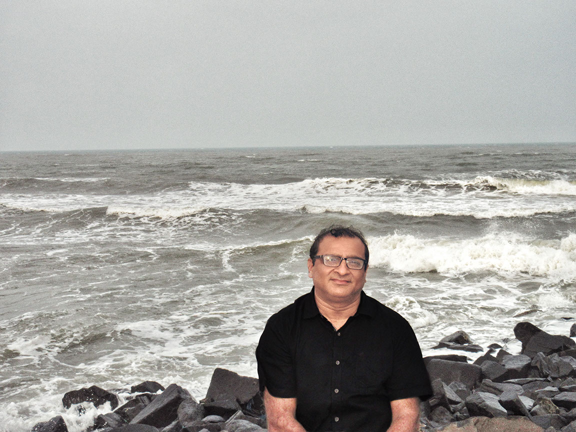 Rahuldev Rajguru at Tharangambadi beach