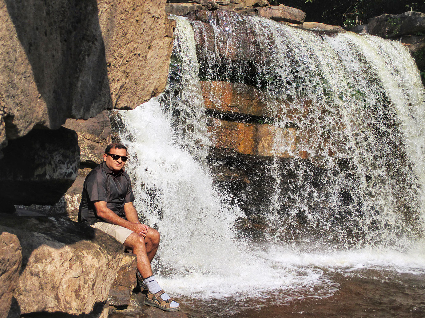 Gushing Kbal Chhay Falls of Sihanoukville