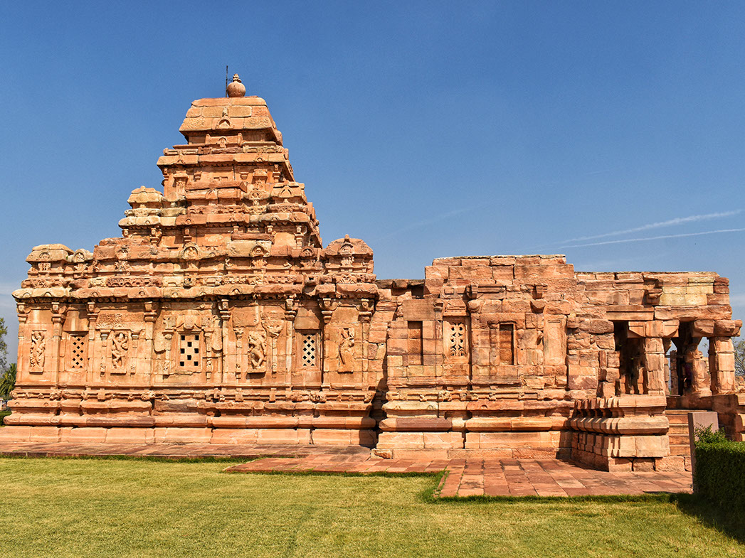 Side view of Sangameshwara temple