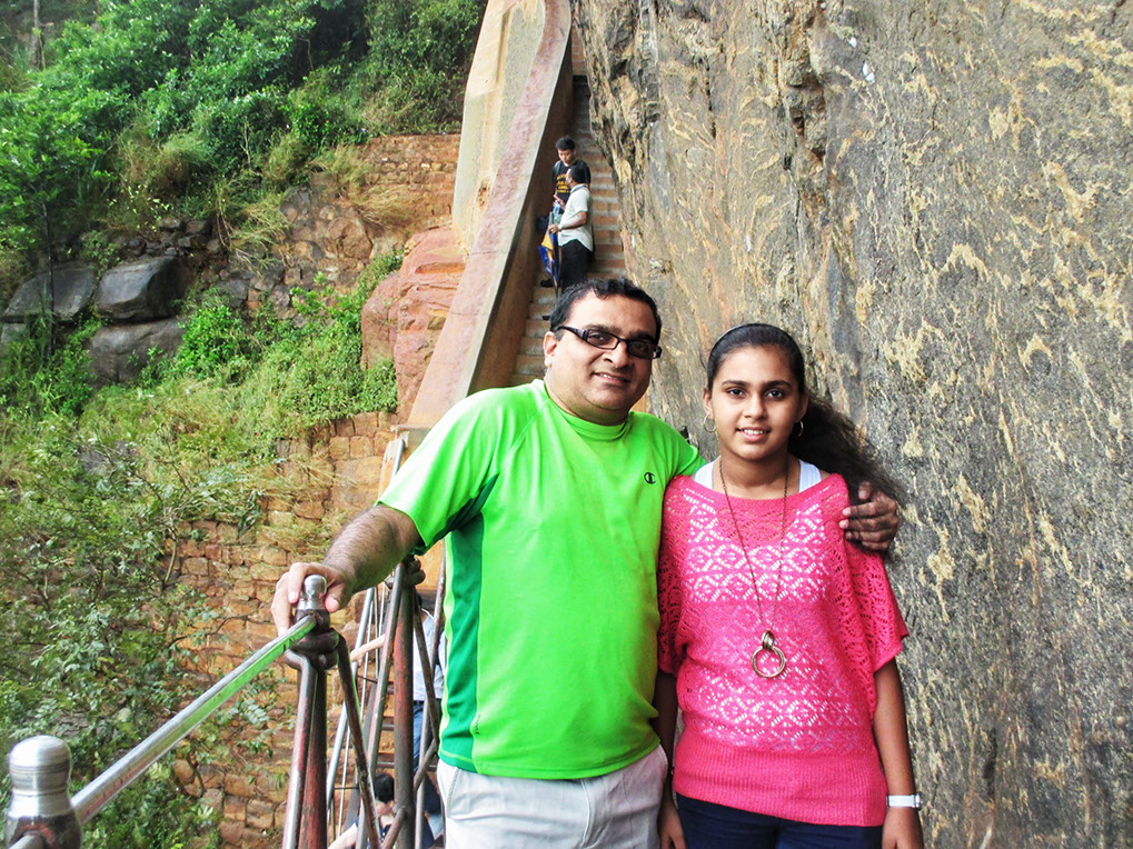 Climb up to the Sigiriya Rock Fortress