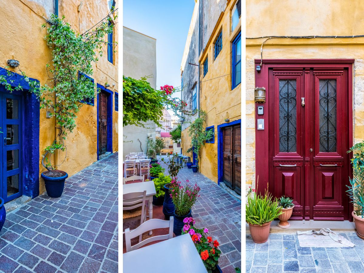 The hues, the charm of the alleys of Chania