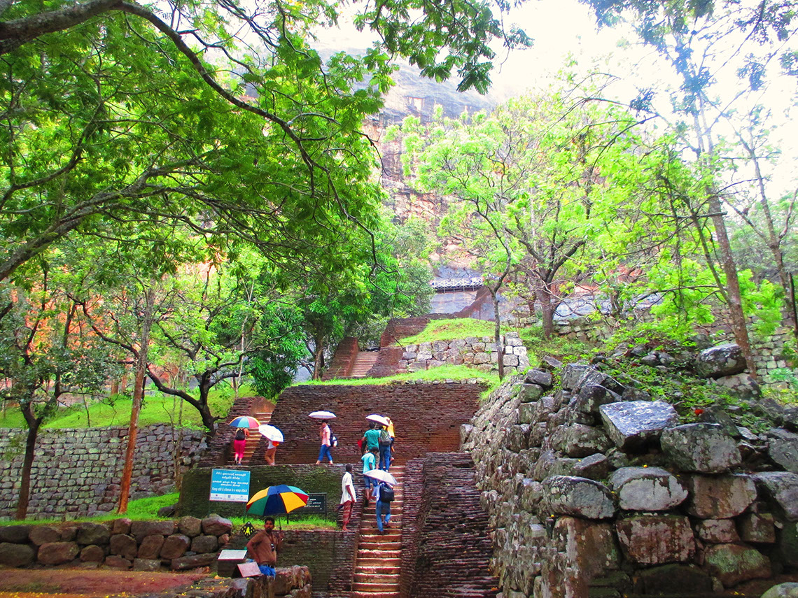 Western gate of the Sigiriya Fortress