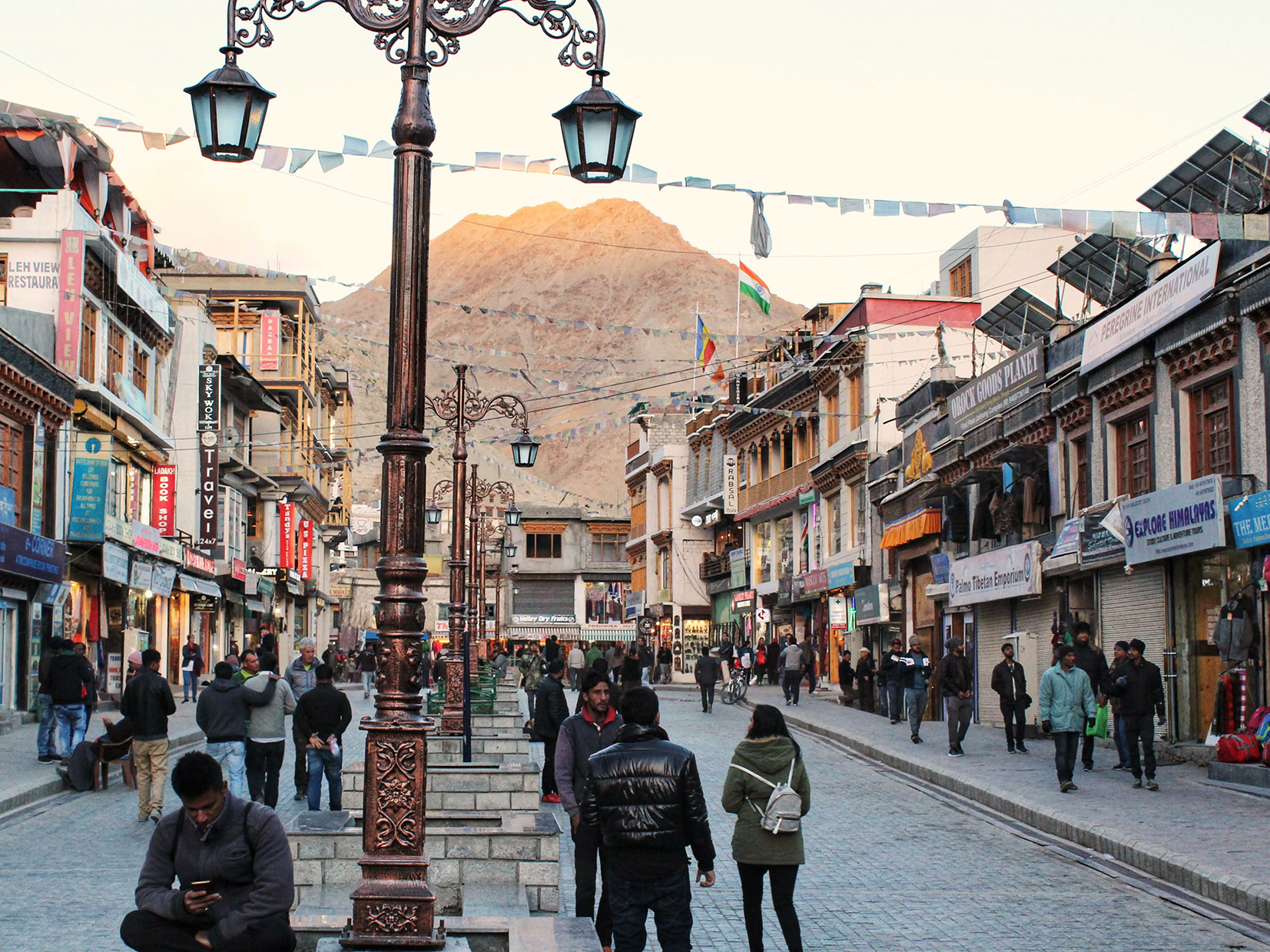 Charming market in the heart of Leh