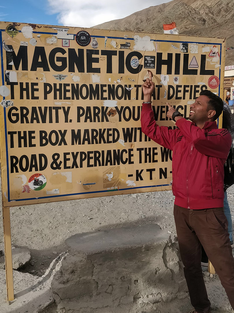 The Magnetic Hill in Ladakh that defies gravity